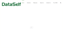 Tablet Screenshot of dataself.com